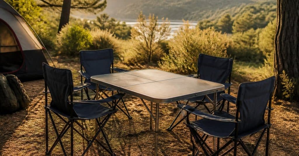 Comment bien choisir sa table et ses chaises de camping ?