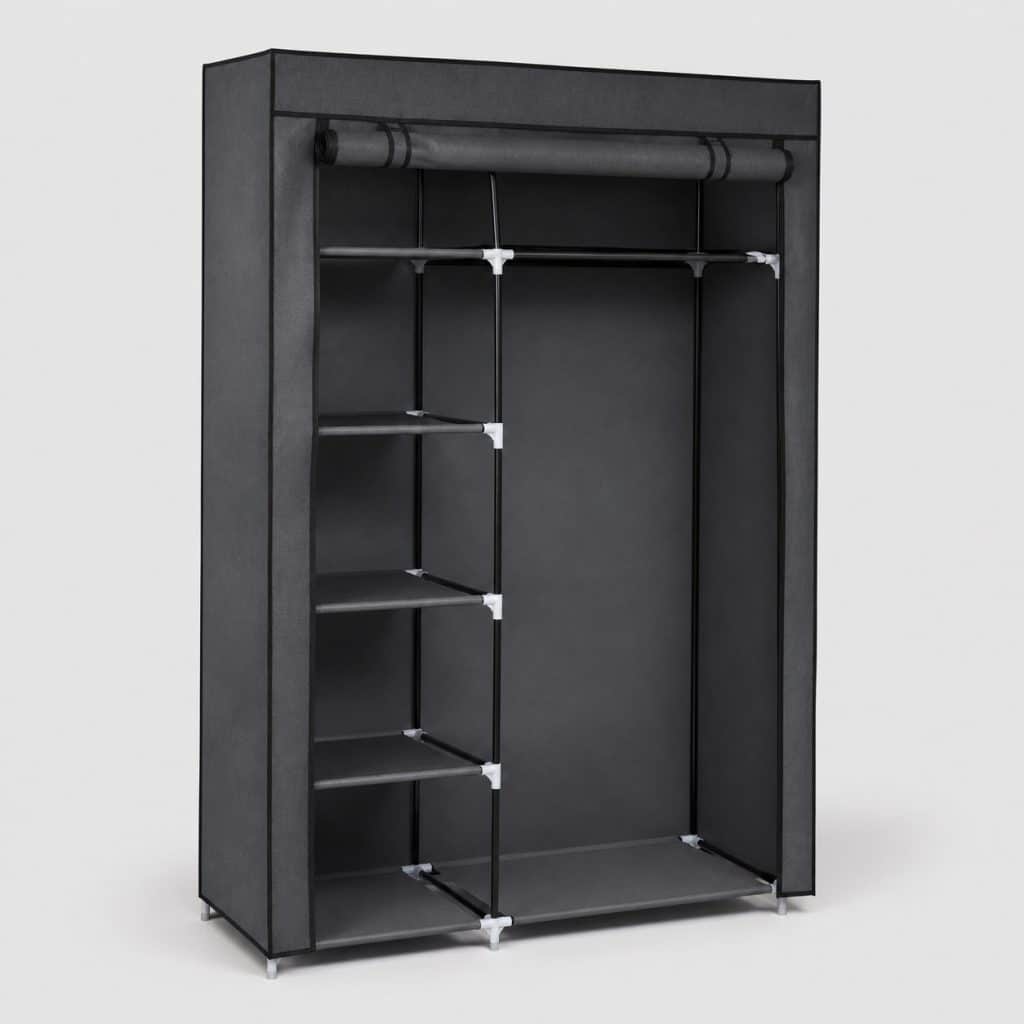 Armoire de rangement pliante en tissu sur fond clair